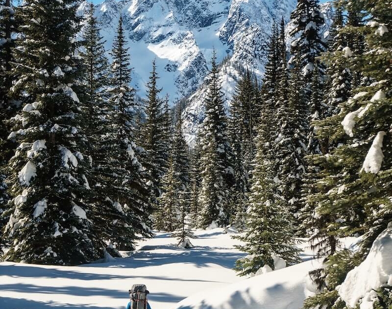 Freizeitaktivität Winter draußen sportlich Allgäu